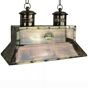 Smithys Solid Copper and Brass 2 Light Pendant