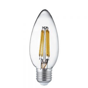 4 Watt LED E27 Edison Screw Candle Bulb In Warm White