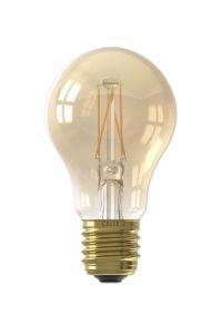 Filament Edison Screw 6 Watt LED GLS Bulb With Gold Finish - Dimmable