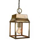 Strathmore Solid Brass 1 Light Hanging Lantern