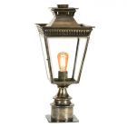 Pagoda Solid Brass Outdoor Short Pillar Lantern