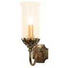 Gothic Solid Brass Period 1 Light Wall Light